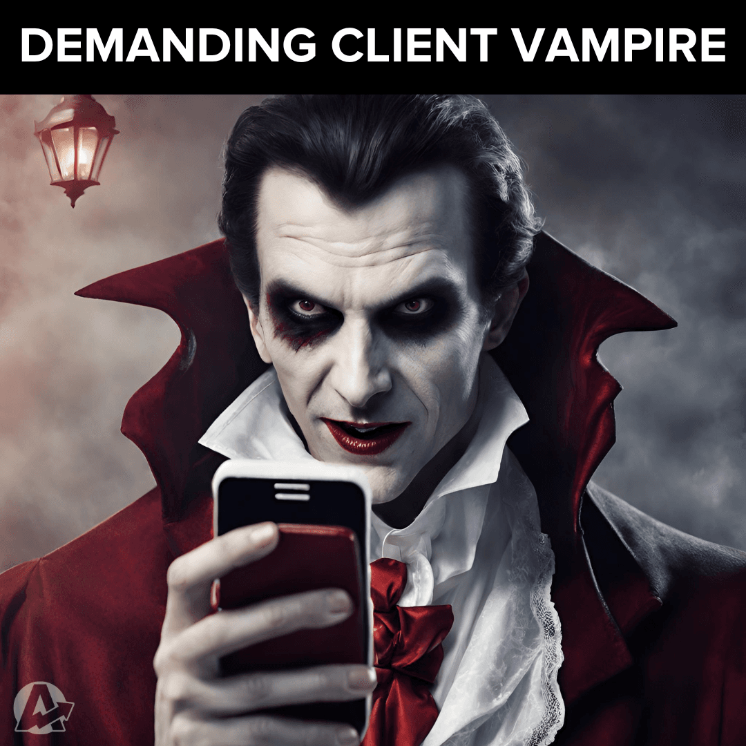 Demanding Clients Vampire Halloween Costume Demanding Clients Vampire Halloween Costume