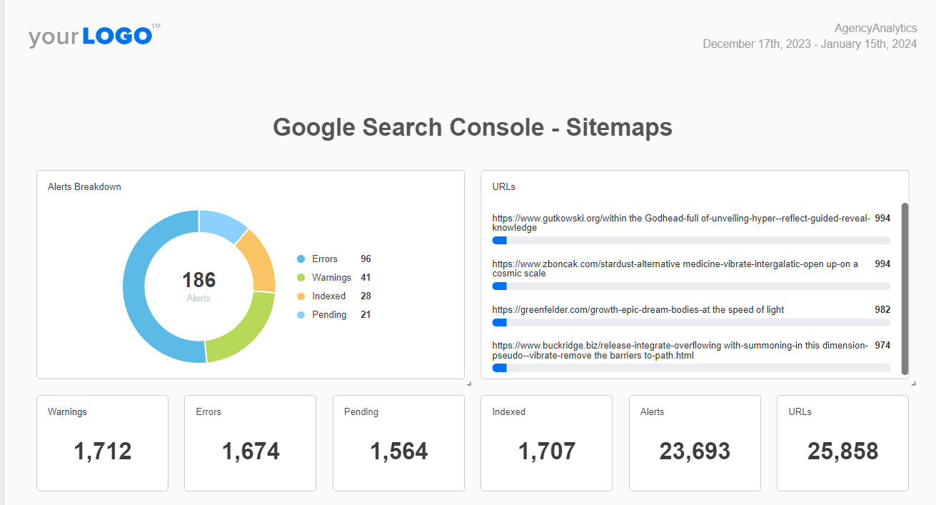 AgencyAnalytics - Google Search Console Sitemap Alerts AgencyAnalytics - Google Search Console Sitemap Alerts