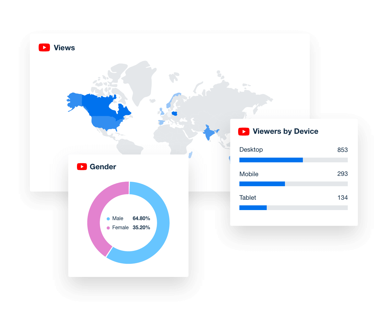 YouTube audience demographics