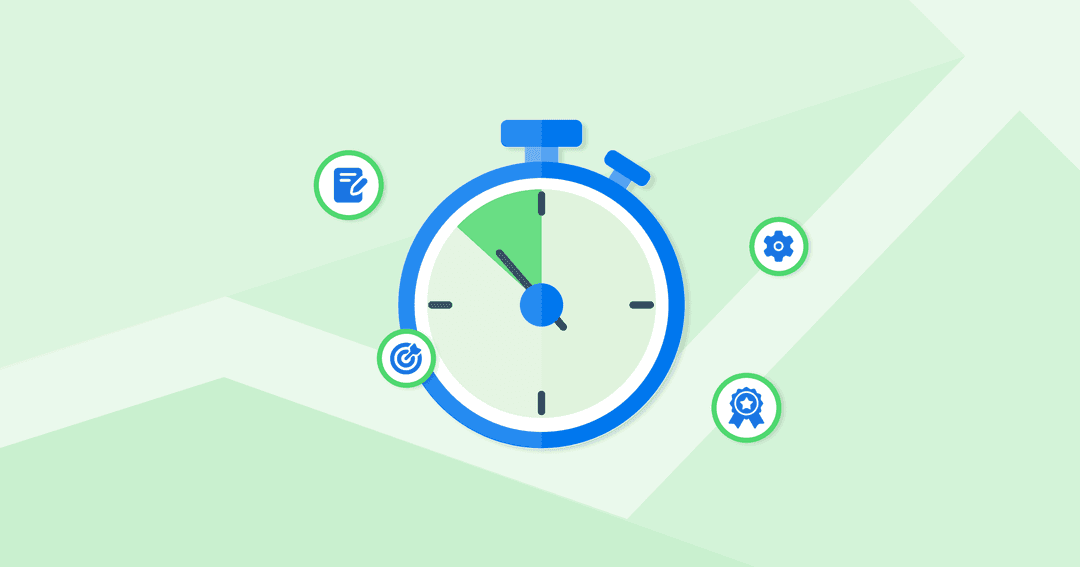 How To Boost Your Agency’s Marketing Productivity graphic with stopwatch and tasks How To Boost Your Agency’s Marketing Productivity graphic with stopwatch and tasks