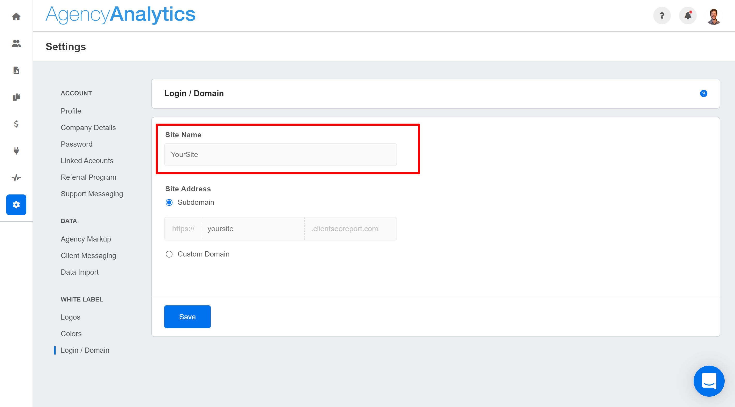 white label settings image