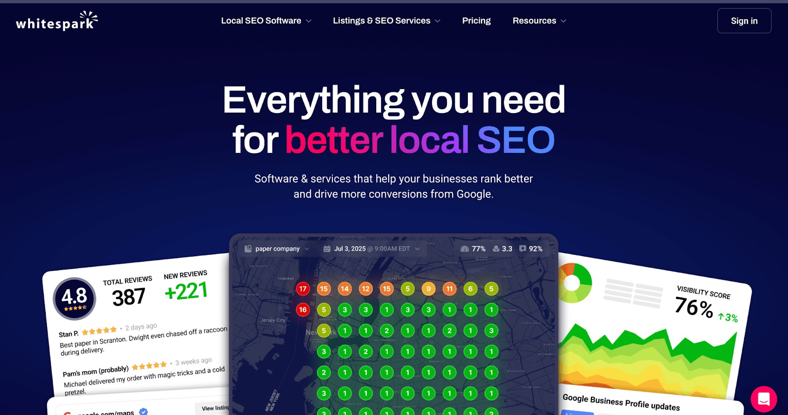 Whitespark Homepage
Whitespark Homepage