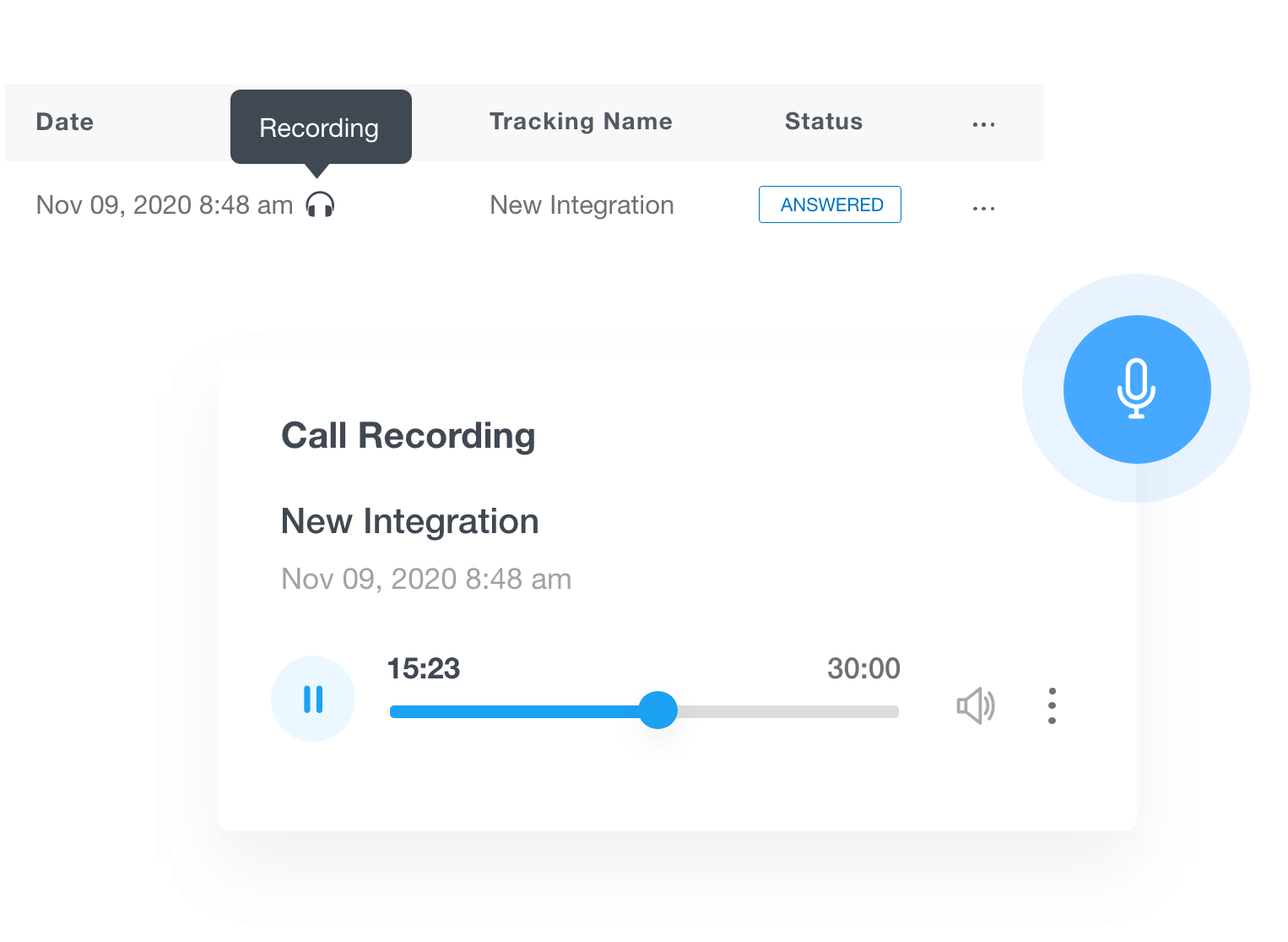 Listen To WildJar Call Recordings