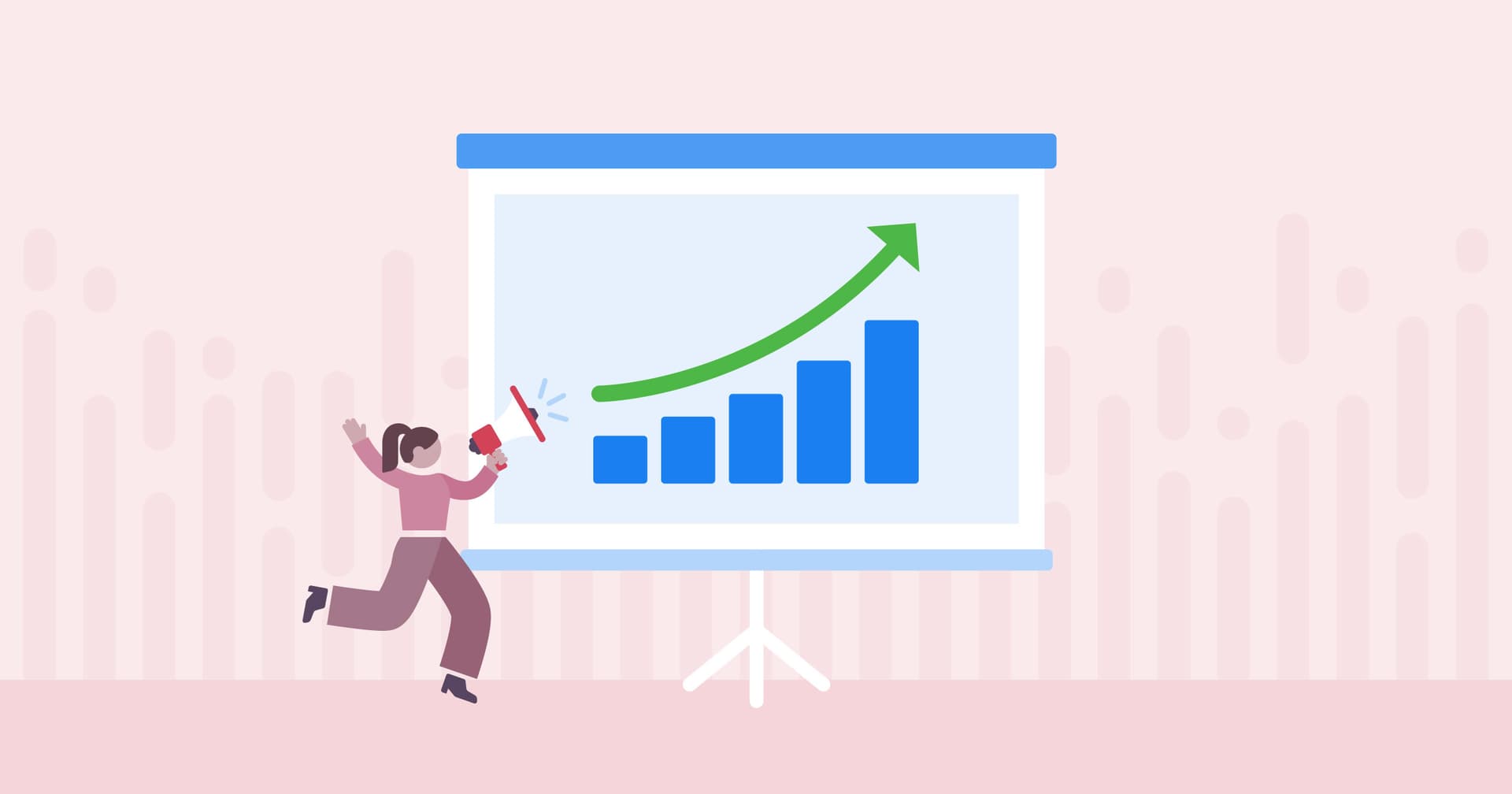 How To Measure and Improve Share of Voice for Clients Blog hero image of a marketing agency leader measuring Share of Voice for their clients