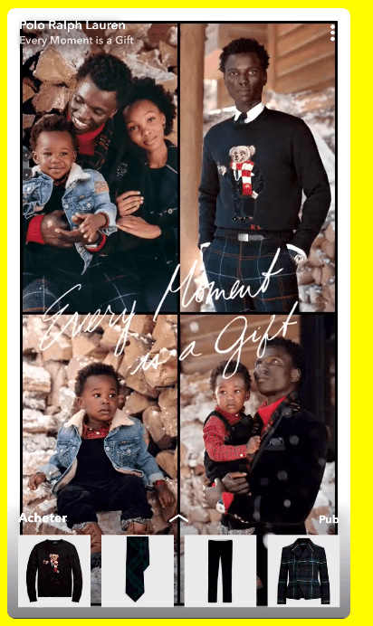 Snapchat Ads collection ad Snapchat Ads collection ad