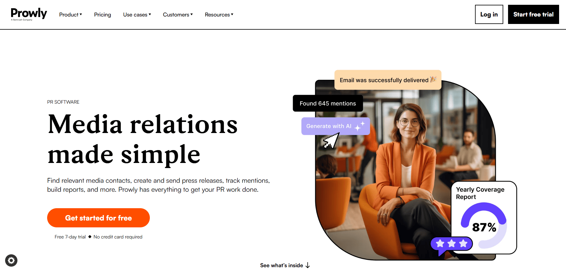 Prowly Share of Voice Tool - Homepage Prowly Share of Voice Tool - Homepage