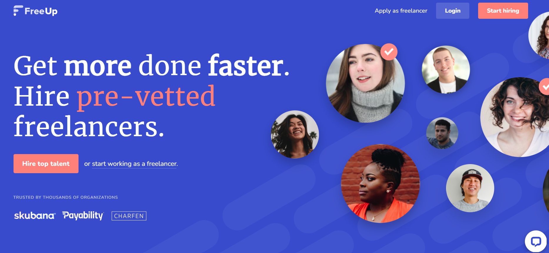 Freeup Homepage Freeup Homepage