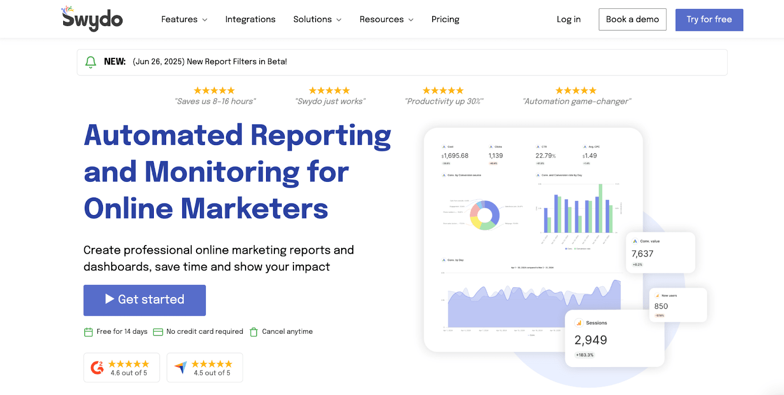 Swydo Homepage Swydo Homepage