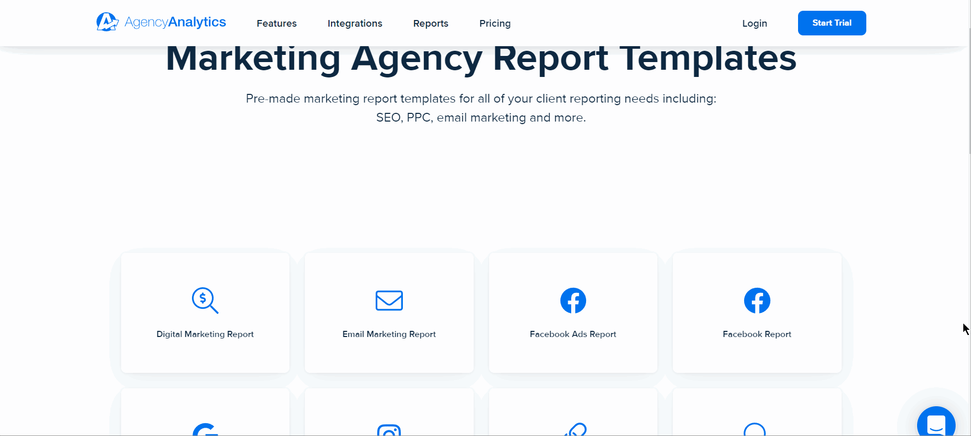 AgencyAnalytics Marketing Report Templates AgencyAnalytics Marketing Report Templates