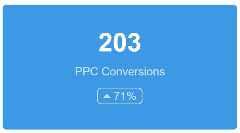 PPC Conversions - PPC Dashboard Widget Example
