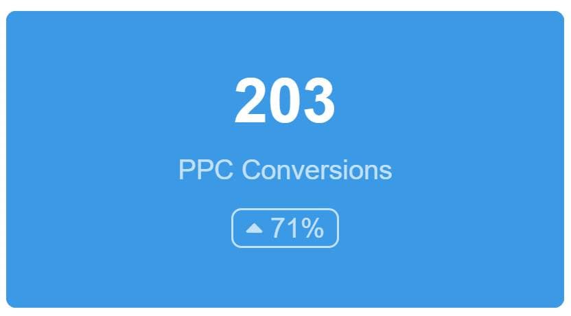 PPC Conversions - PPC Dashboard Widget Example