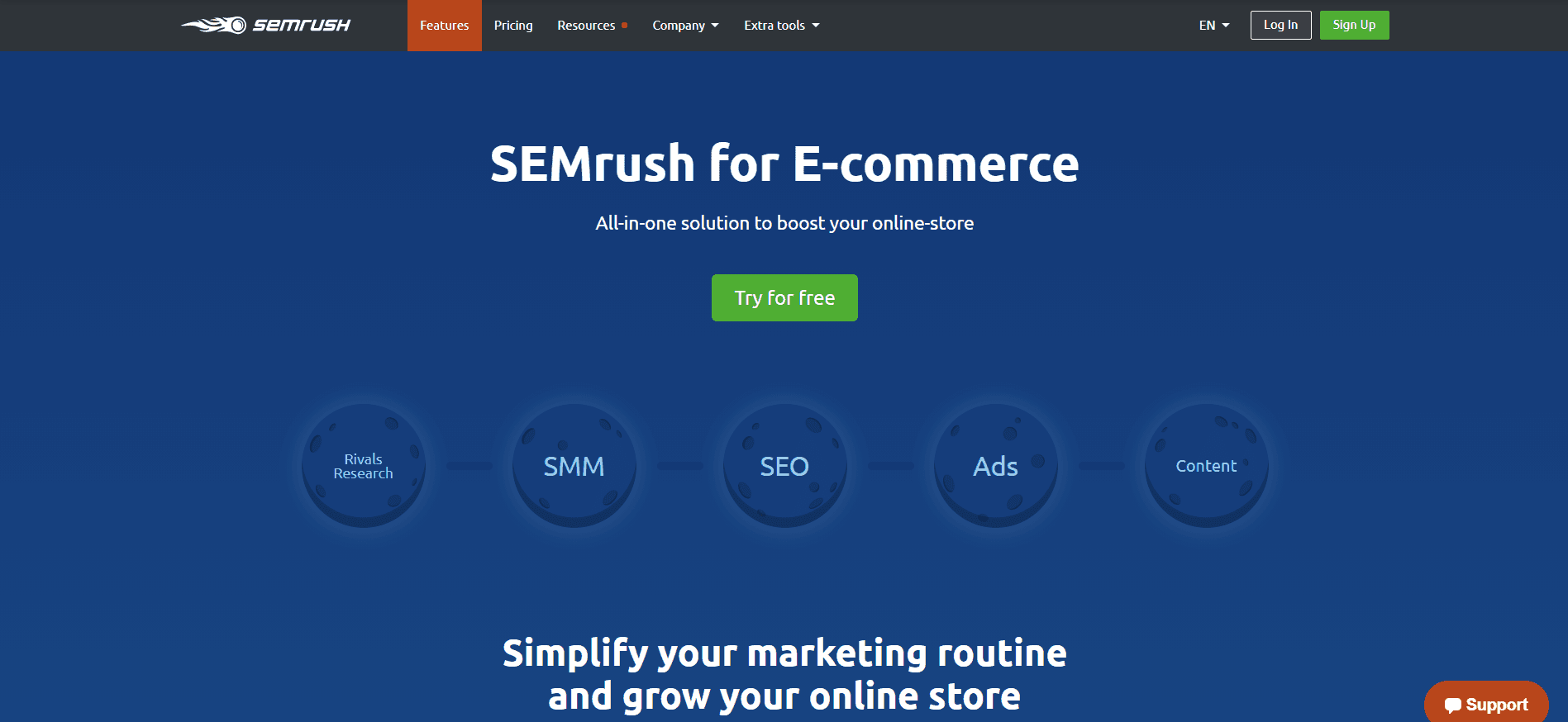 Semrush Screenshot