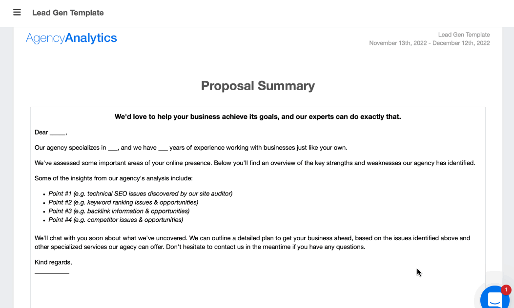 Lead gen ppc proposal template Lead gen ppc proposal template
