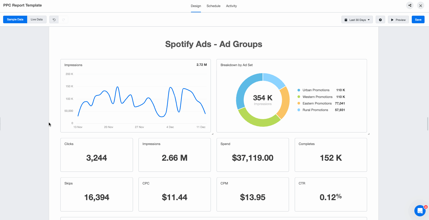 Filter Spotify Ads data by Campaign, Ad Set and more! Filter Spotify Ads data by Campaign, Ad Set and more!