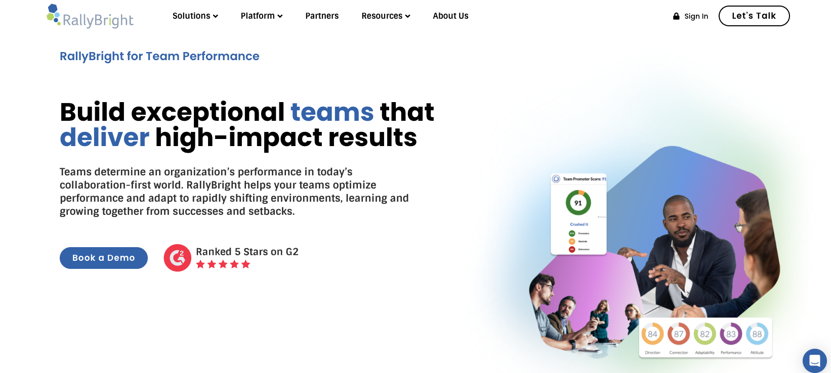 Screenshot of RallyBright Employee Platform Screenshot of RallyBright Employee Platform