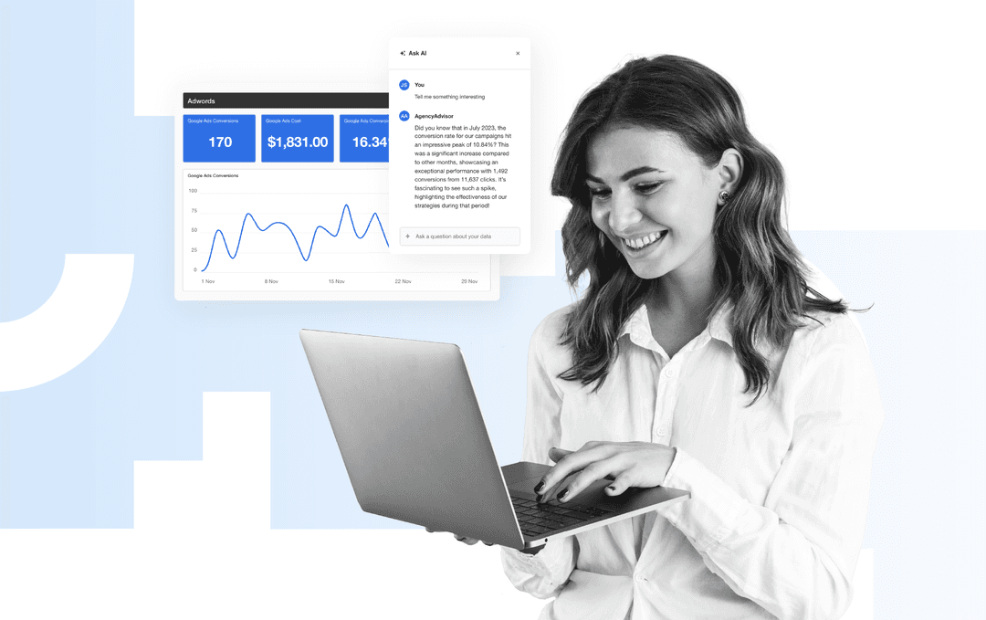 An article about how AI report writing tools help marketing agencies write smarter, faster summaries (without losing the human touch)
An article about how AI report writing tools help marketing agencies write smarter, faster summaries (without losing the human touch)