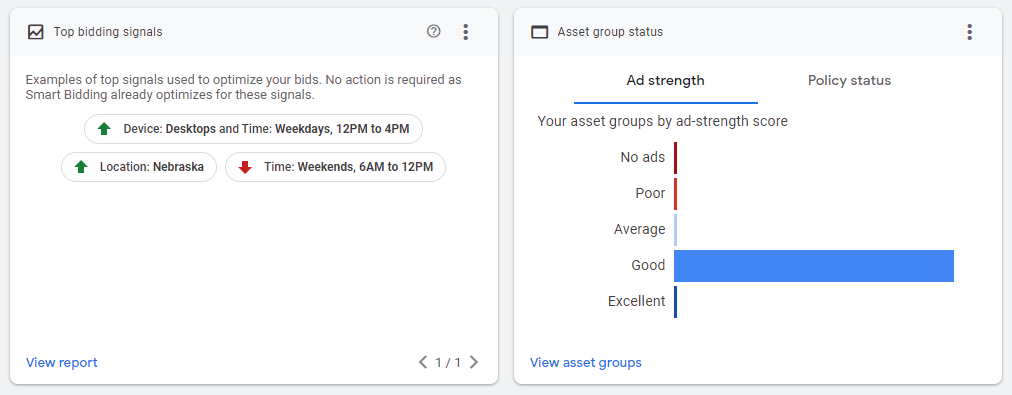 Google Performance Max Ad Signals Example