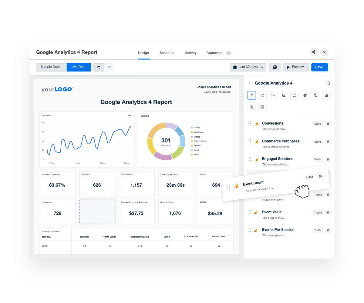 Google Analytics 4 Streamline Client Reporting Google Analytics 4 Streamline Client Reporting