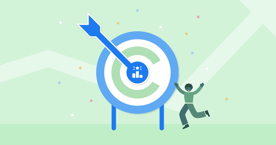 the 7 C's of agency success are represented by an arrow shooting at the center of a board and confetti around the 7 C's of agency success are represented by an arrow shooting at the center of a board and confetti around