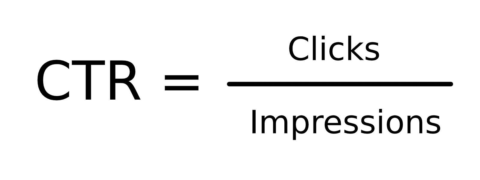 CTR equation
