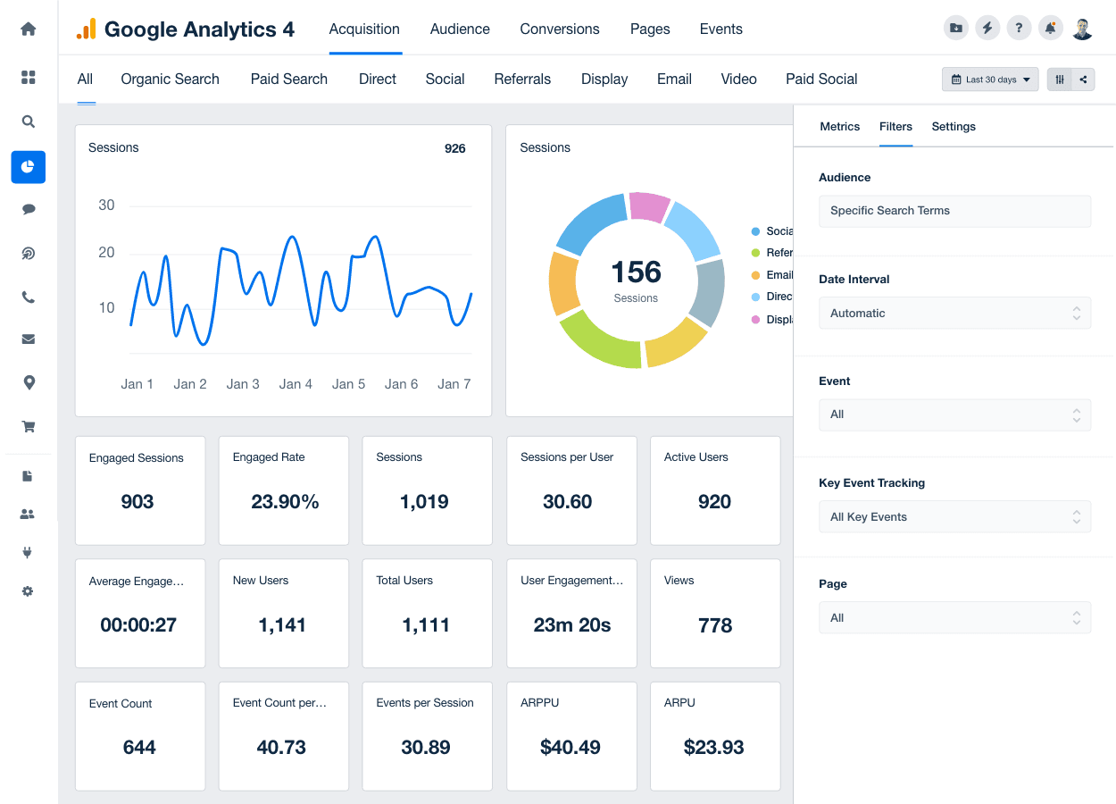 Advanced Marketing Dashboard and Report Filters
Advanced Marketing Dashboard and Report Filters