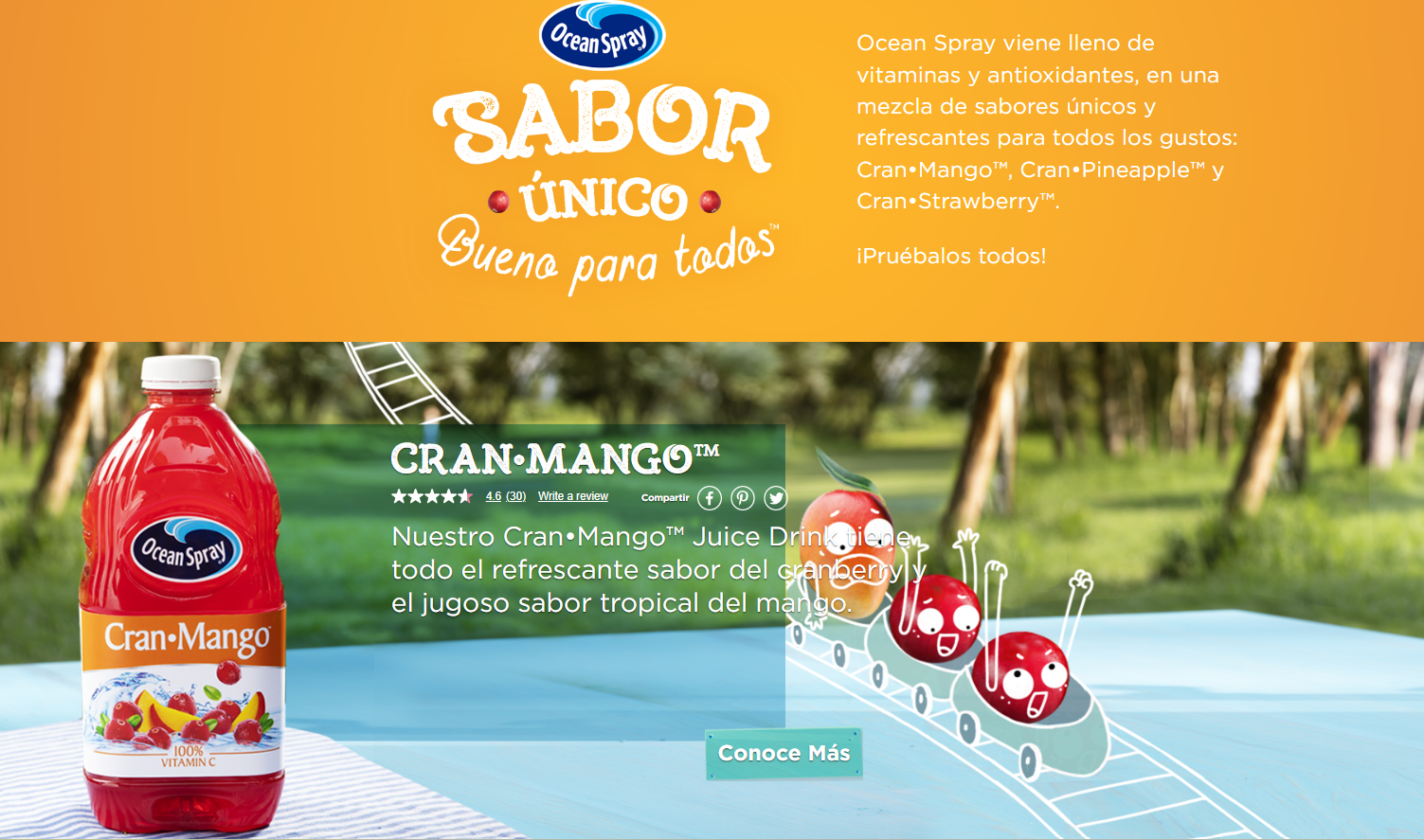 Ocean Spray - Sabor Unico Buena Para Todos Campaign