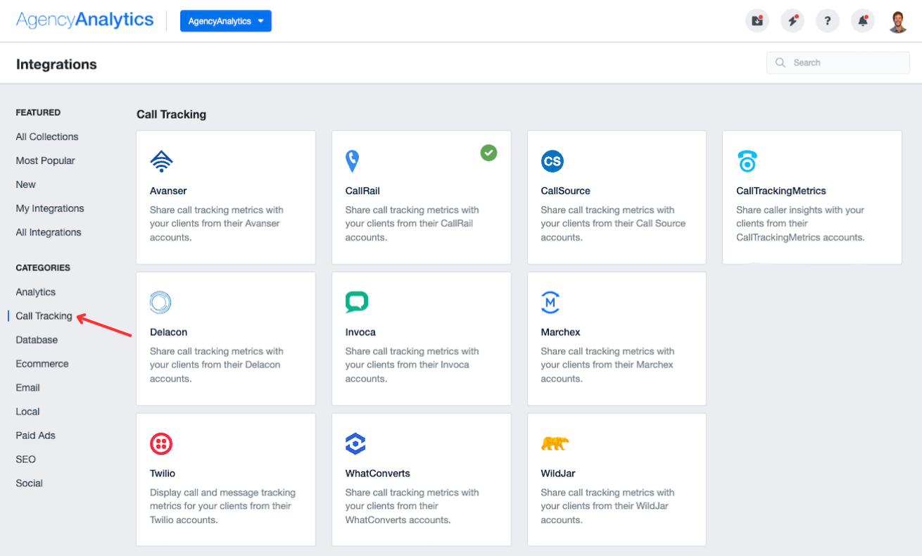 call tracking platform integrations call tracking platform integrations