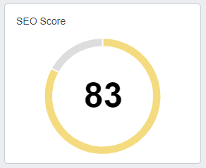 Google Lighthouse SEO Score Example