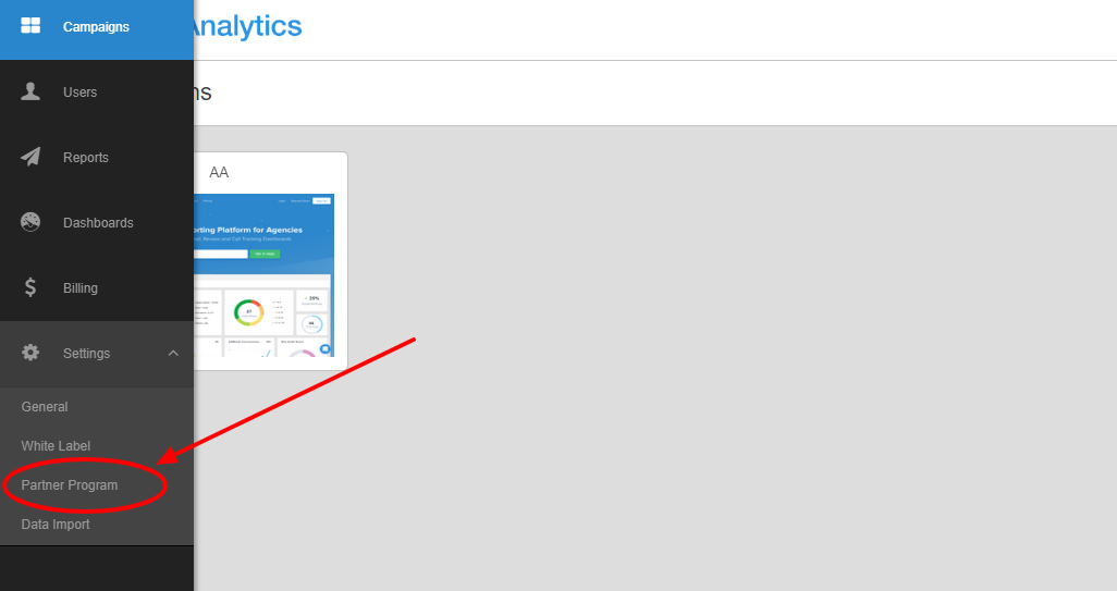AgencyAnalytics partner program