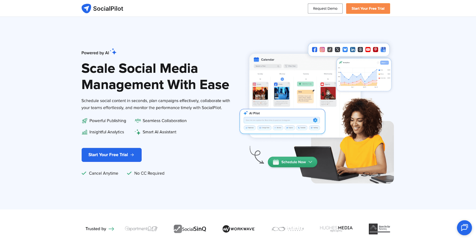 SocialPilot Homepage SocialPilot Homepage