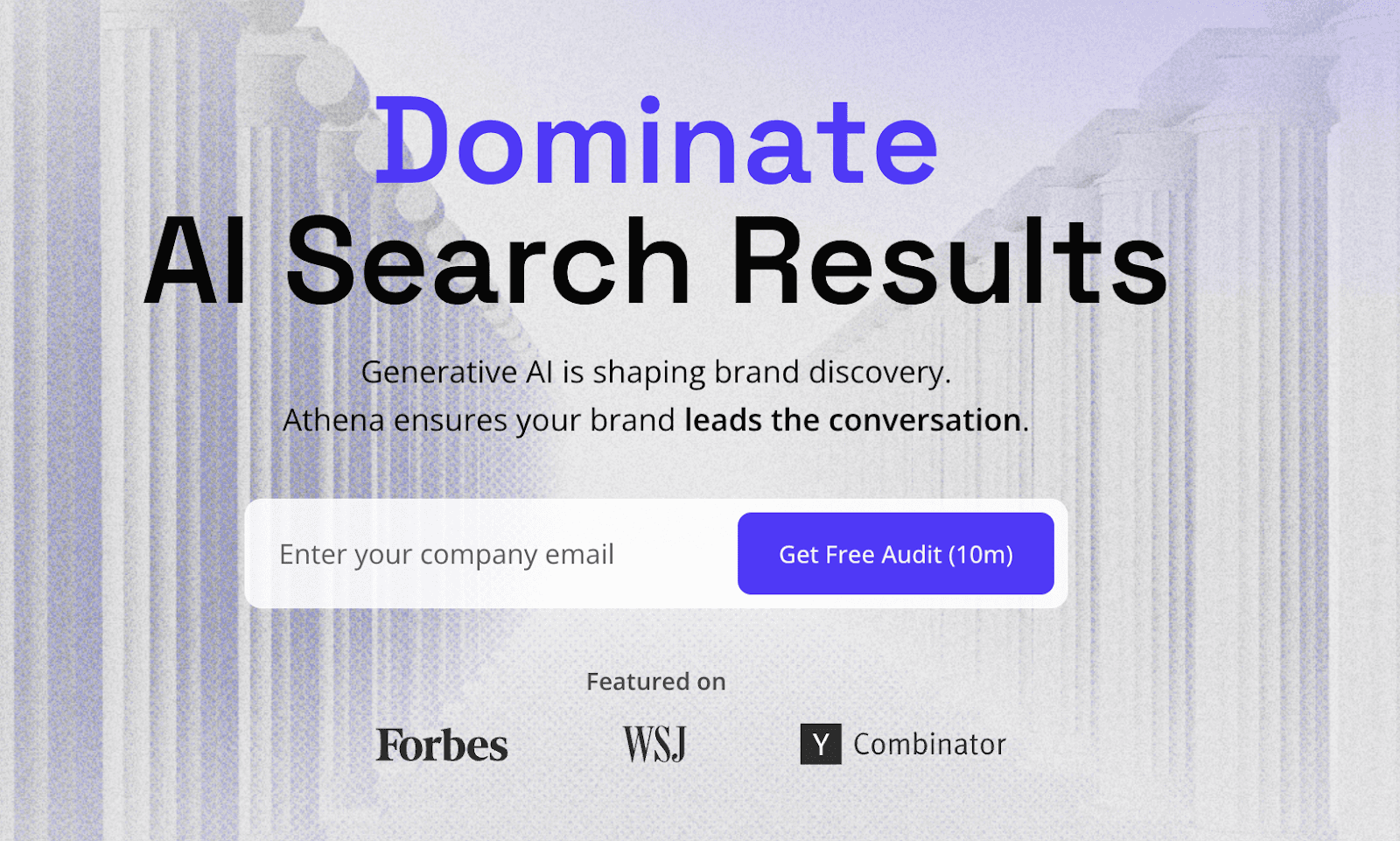 AthenaHQ homepage AthenaHQ homepage