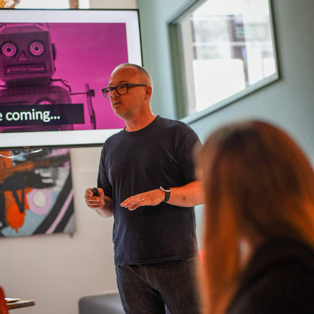 Alex Faiers, founder of digital marketing agency, Addictivty, delivering customer training in their packaged learning programs. Alex Faiers, founder of digital marketing agency, Addictivty, delivering customer training in their packaged learning programs.
