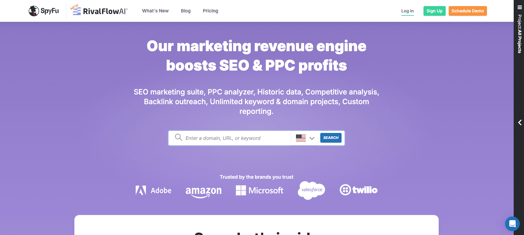 SpyFu SEO & PPC Keyword Analysis Tool SpyFu SEO & PPC Keyword Analysis Tool