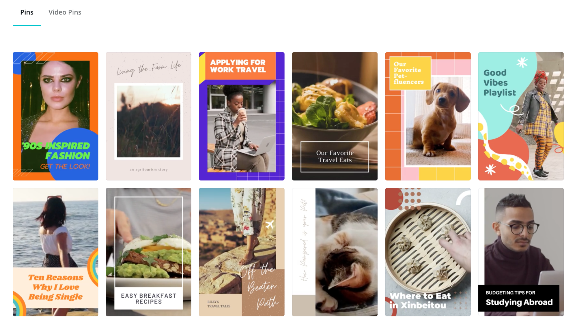 Pinterest Ads Examples