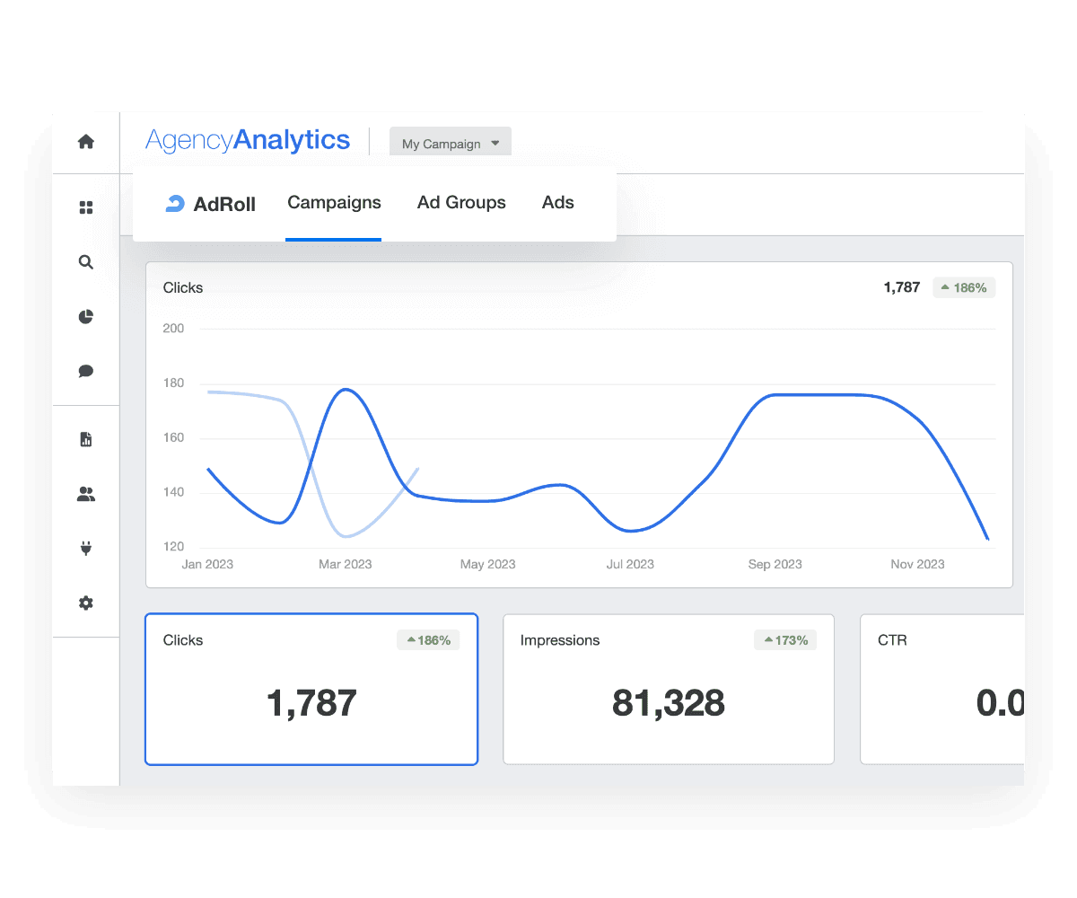 Simple account segmentation example Adroll integration