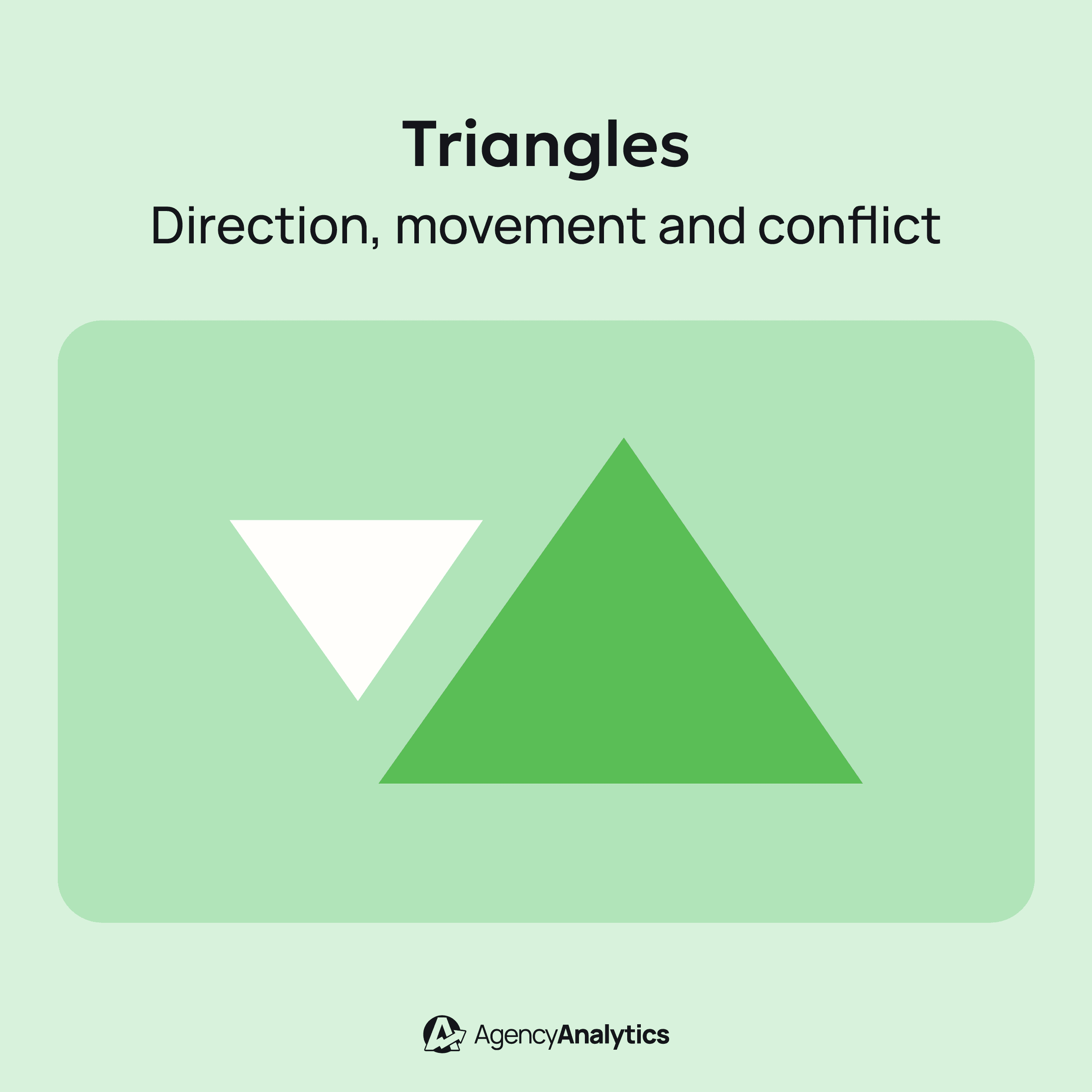 An image illustrating the psychology and meaning behind triangle shapes An image illustrating the psychology and meaning behind triangle shapes