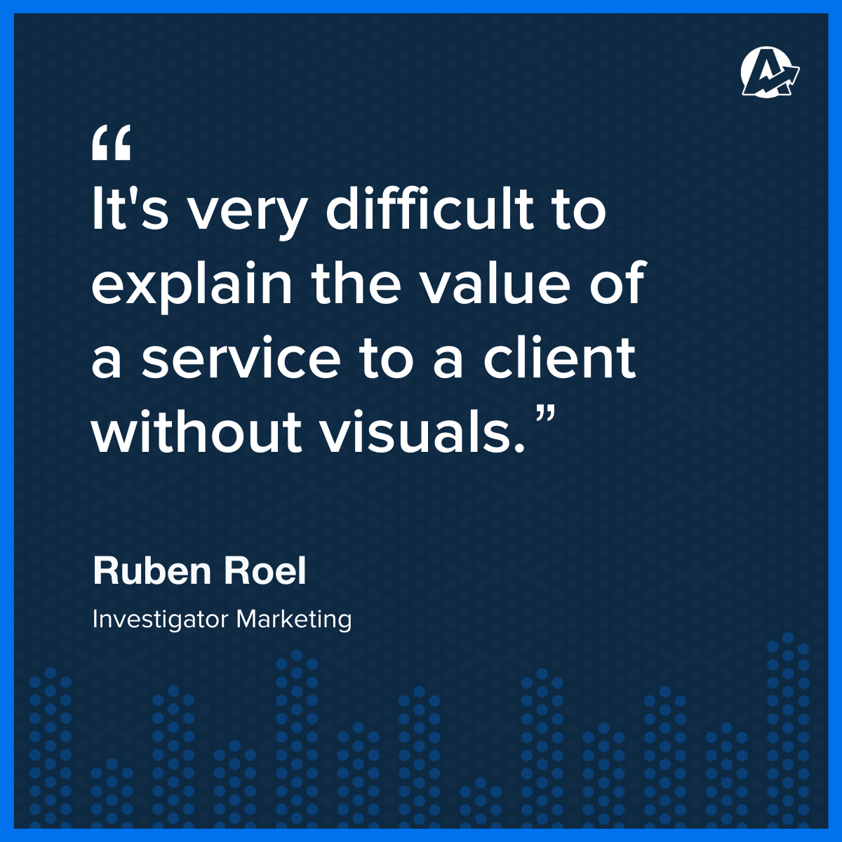 Data Visualization for Agency Clients Quote Data Visualization for Agency Clients Quote