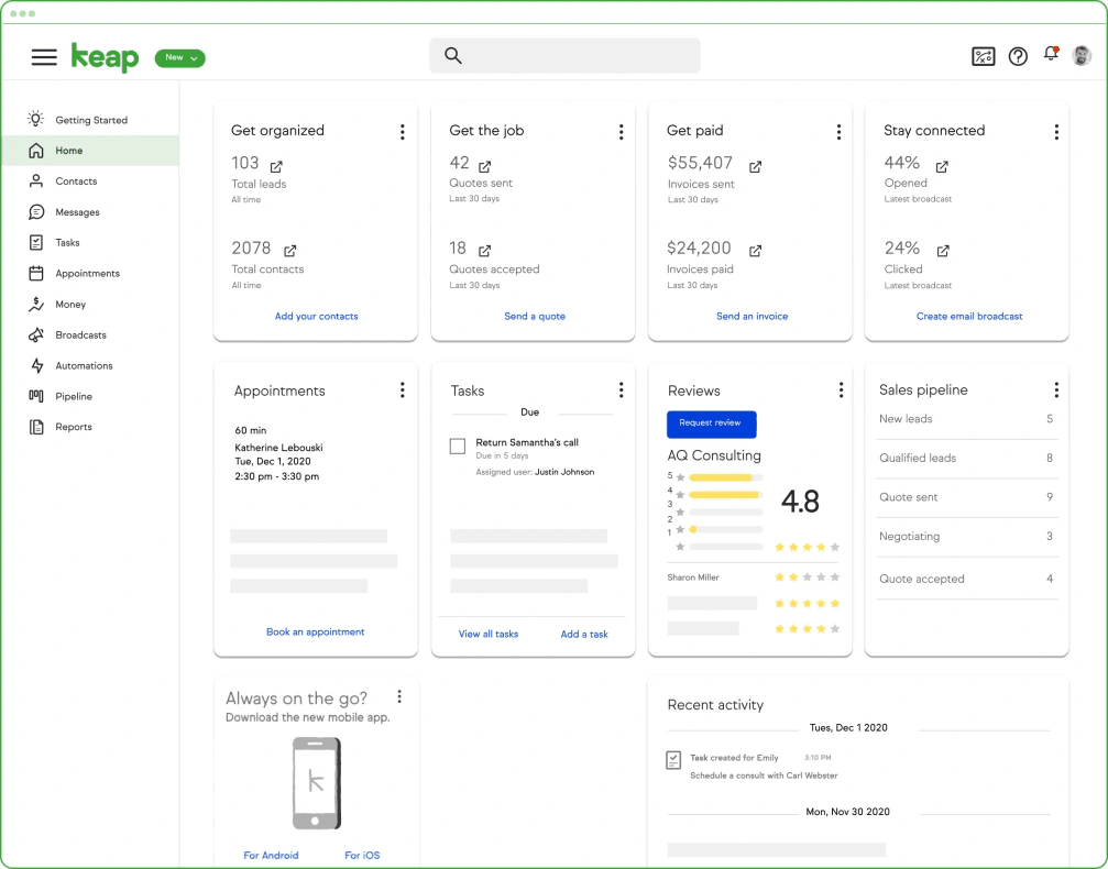 Keap lead management software Keap lead management software