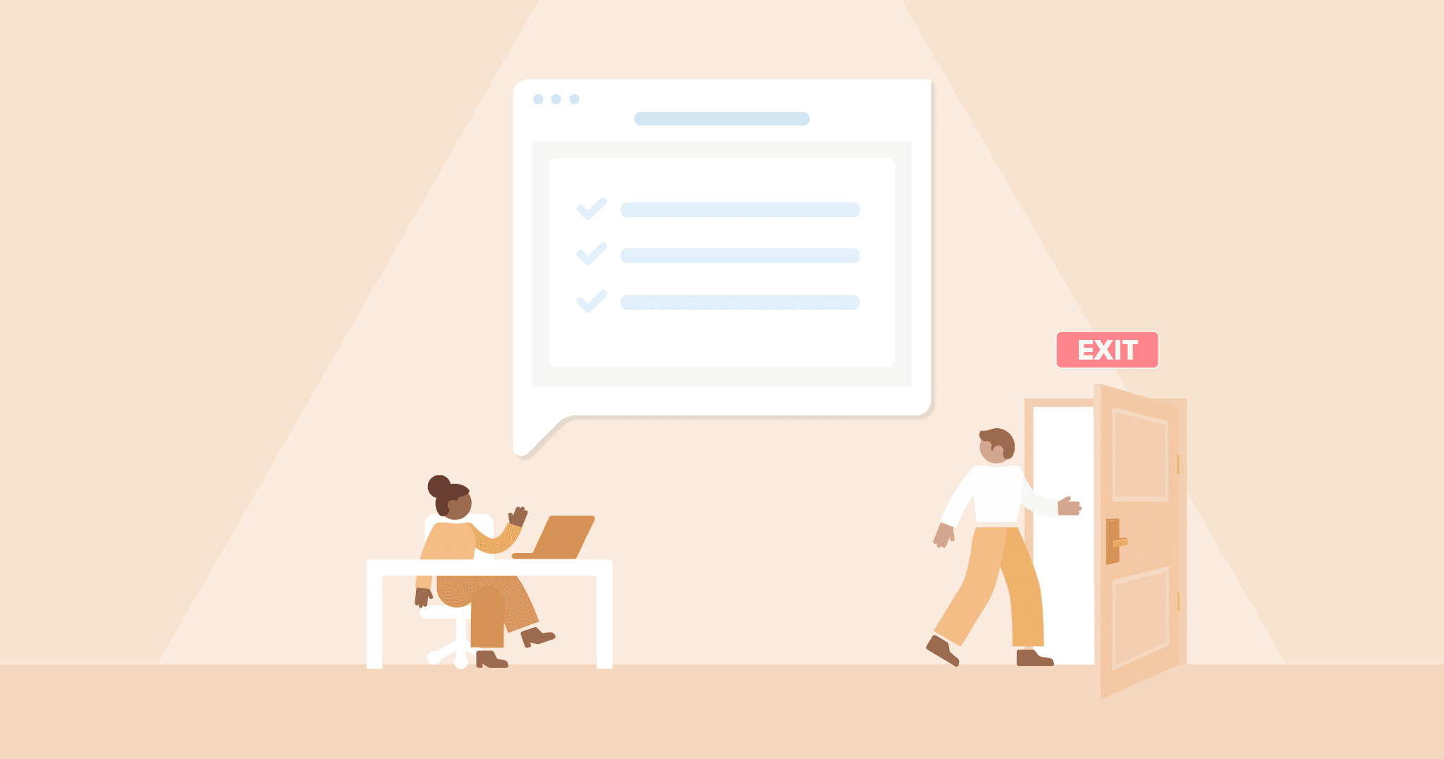 Exit Iterview Image How to Conduct a Client Exit Interview (+Free Template) - AgencyAnalytics