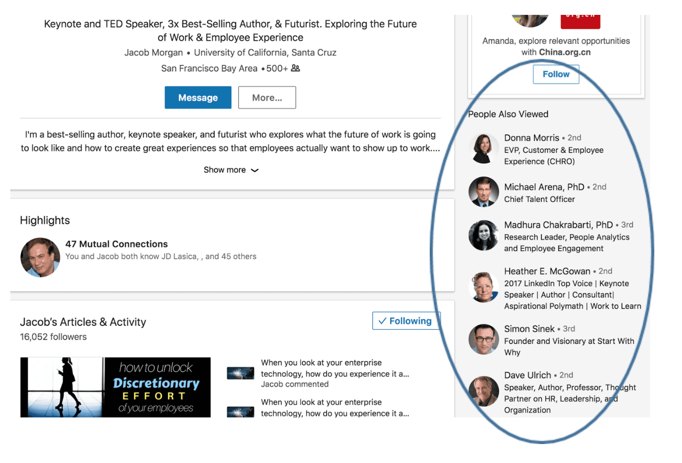 Linkedin Sidebar 15 LinkedIn Strategies to Find New Clients - AgencyAnalytics