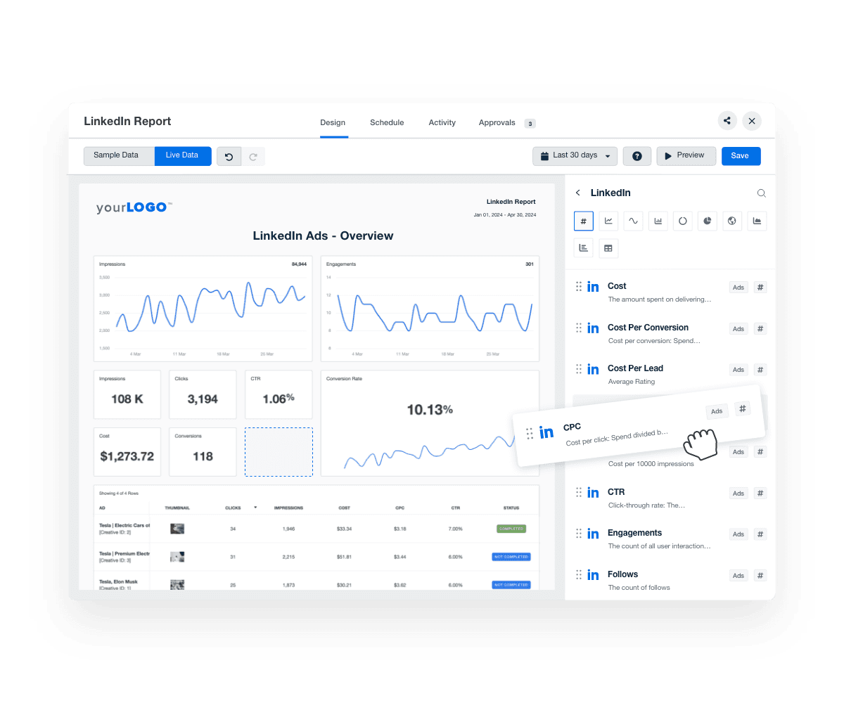 How to Create a LinkedIn Analytics Report for Clients AgencyAnalytics