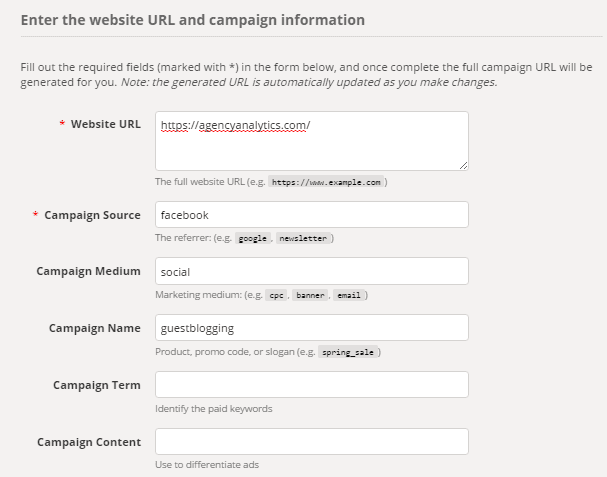 UTM Parameters: How to Create & Use UTM Tracking URLs - AgencyAnalytics