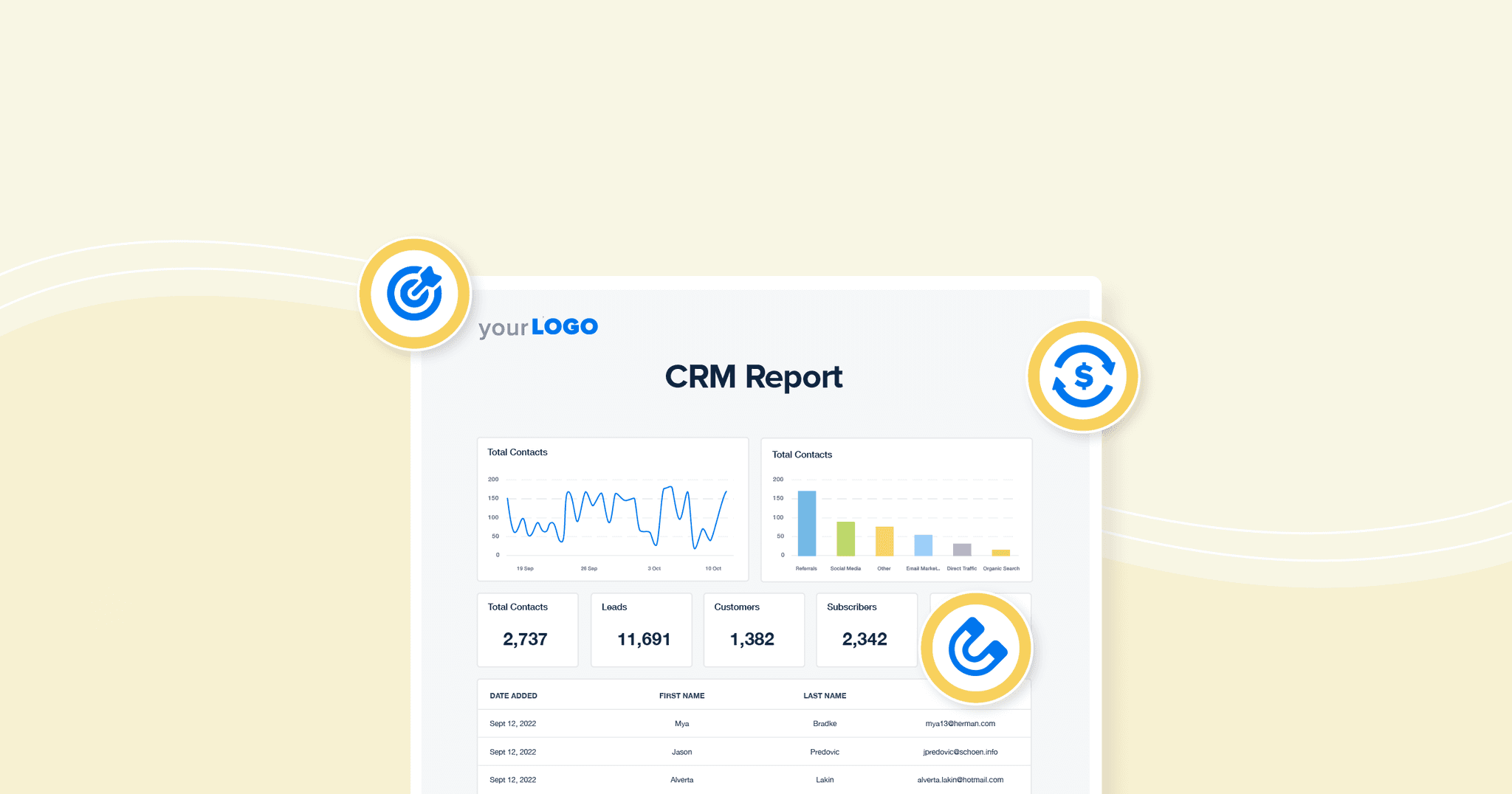Crm Report.pdf What Makes a Great CRM Report? - AgencyAnalytics
