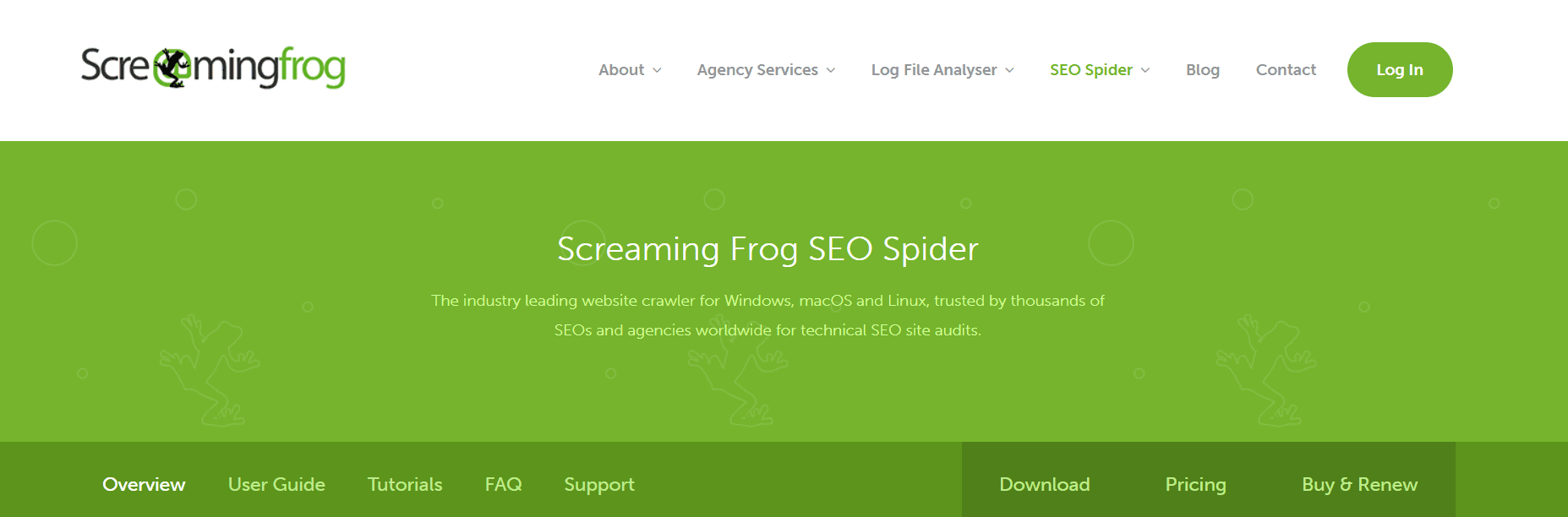 Screaming Frog SEO Spider Screaming Frog SEO Spider