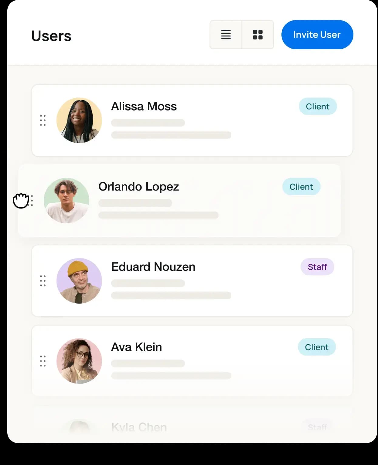 An illustration showing how to manage client and staff user permissions with AgencyAnalytics